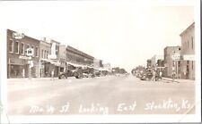 RPPC Main St Looking East, Stockton, Kansas Ks (630) picture