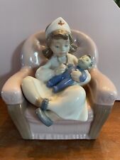 LLADRO NAO 1055 Playing Nurse Retired No Box. Great Shape picture