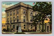 Selma AL-Alabama, Post Office, c1953 Antique Vintage Souvenir Postcard picture
