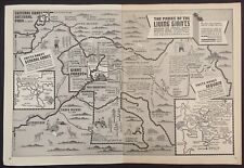 Original 1937 Pictorial Map of the Parks of the Living Giants by Lowell Butler picture