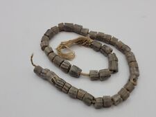 Vintage Brown Tan Handmade Natural African Trade Beads Strand picture