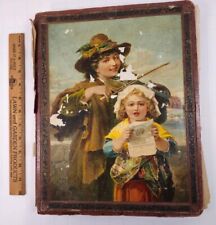 Antique Scrapbook of Advertisements Animals Kids Food Cards Fashion Holidays Etc picture