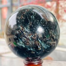 592g Natural Astrophyllite Fireworks Stone Quartz Crystal Sphere Ball Healing picture
