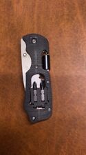 Kershaw Select Fire 1920 Black Folding Knife w/ Multi Tool Serrated Blade (USED) picture