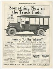 1922 STEWART TRUCK advertisement, Stewart Motors Utility Wagon picture