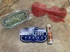 Deep Eddy Bundle: Heart Sunglasses, Chapstick, Sticker, & Car Airfreshener picture