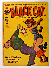 Black Cat Comics (1946 Harvey) #4vg; Red Demon backup story. picture
