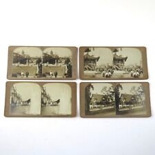 1904 St. Louis World's Fair Louisiana Purchase Expo Stereoview Cards - Lot of 4 picture