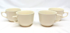 RARE SET OF 4 Vintage Scio Off-White Ceramic Ransom Teacup/Mug 8oz USA NOS (PH) picture