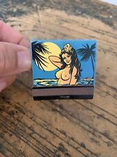 The Tropics Dayton Ohio Embossed Unstruck Feature Matchbook Girlie picture