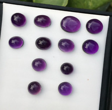 100ct Natural Purple Amethyst Cabochon Loose Gemstone Lot picture