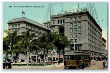 c1950's US Grant Hotel Restaurant Park San Diego California CA Unposted Postcard picture