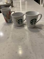 Starbucks Coffee Mug 2 . 11oz  & 1 - 14  oz. LOT OF 3 Cups 2013 picture