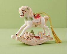 LENOX 2024 Annual Vintage Rocking Horse Baby's 1st Christmas ORNAMENT NEW 895776 picture
