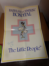 LARGE POSTER FOR BABYLAND GENERAL HOSPITAL THE LITTLE PEOPLE. RARE picture