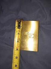 Vintage Brass Buisness Card Holder (Brass And Copper Shop Bally's Las Vegas) picture