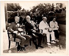 25 Nov 1943 US Army Signal Corps photo of Churchill, FDR, and Chiang Kai-shek picture
