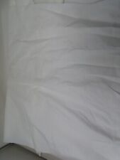Vintage 6 yards Unused White Solid Fabric picture