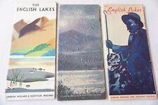 c1930s LMS English Lakes Travel Railway Guide Publicity Booklets x3 picture