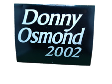 Donny Osmond hand signed 2002 calendar picture