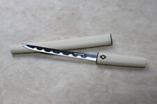 Japanese Sword Letter Opener Paper Knife Shiro Saya magnolia picture