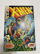 X-Men #57 Neal Adams Art Sentinels Appearance 1st Larry Trask Marvel 1969 picture