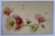 Antique Embossed Flowers Postcard Unposted picture