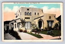 Los Angeles CA- California, An Attractive Home, Antique, Vintage c1933 Postcard picture