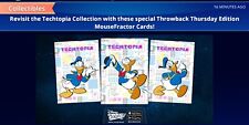Topps Disney Collect DONALD DUCK DAY TECHTOPIA COLLECTION TBT SR/CM 12 CARD SET picture