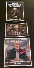 FRAUD 2020 TRUMP vs. The Deep State Sticker Lot Of 3 picture