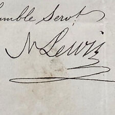 1826 N Lewis Tailor Signed Autograph Payment Request 33 St James Street London picture