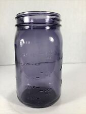 Ball®️100 Year 1913-1915 Improved Wide Purple Embossed Mason Glass Jar~20oz picture