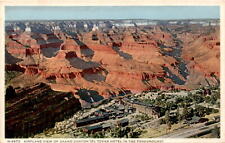Grand Canyon, El Tovar Hotel, Colorado River, Arizona, USA, red rock, Postcard picture