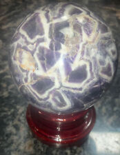 Big Amethyst Smooth With Free Velvet Wood Stand *RARE FOR PRICE* picture