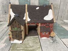 Department 56 Butter Tub Barn 1996 Heritage Dickens Village Box 58338 Porcelain picture