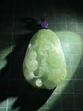 Burmese A-grade jadeite, 461 clear-bottom fruit ice-grade pendant 55g picture