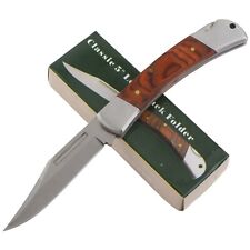 Rite Edge Rosewood Classic Lockback Folding Pocket Knife picture