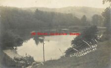 NY, Treadwell, New York, RPPC, Electric Light Pond, Scenic View, Photo picture
