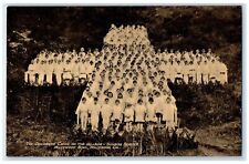 c1940s Children's Cross Hillside Sunrise Service Hollywood California Postcard picture
