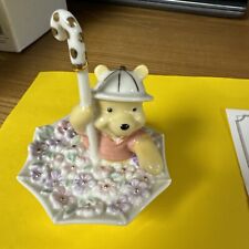 Lenox Pooh Bear Figurine Shower Of Flowers picture