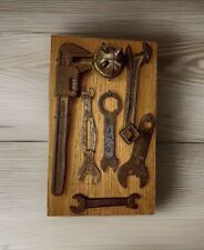 Vintage Tools Decor Shop Rustic Ford Wrench Auto Garage USA Mechanics Man Cave picture