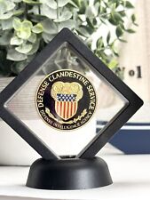 Defense Clandestine Service (DCS) Challenge Coin With 3D Display Case picture