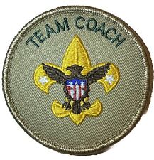 Team Coach Patch BSA Boy Scouts Of America Embroidered Badge Emblem Insignia picture