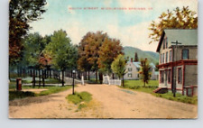 POSTCARD STREET SCENE DIRT SOUTH STREET MIDDLETOWN VERMONT - 1924 picture