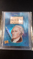 Pieces Of The Past 2021 - Alexander Hamilton Hand Written Relic - Reserve Remove picture