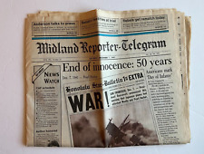 End of Innocence 50 Years Pearl Harbor Anniv. MRT Headline Dec 7, 1991 ORIGINAL picture