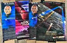 1990's Vintage Lot of 4 Star Trek Movie Posters picture