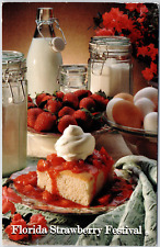 Plant City Florida Strawberry Festival 2005 Shortcake Food Vintage Postcard picture