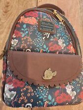 Brand New Disney Bambi Floral Loungefly Miniback picture