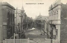 AUSTRALIA FREMANTLE STREET SCENE PC, Vintage Postcard (b53828) picture